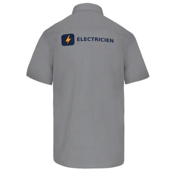 Chemise Homme légère à Manches Courtes