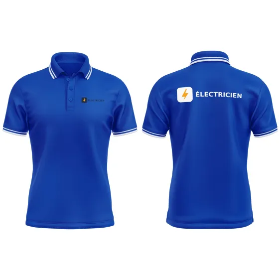 Polo Homme contrasté